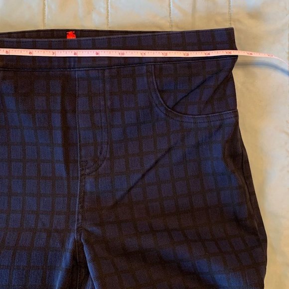 Spanx Blue and Black Leggings Size Large - Picture 4 of 7